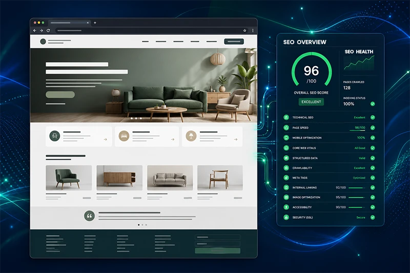 SEO-friendly small business web design analytics